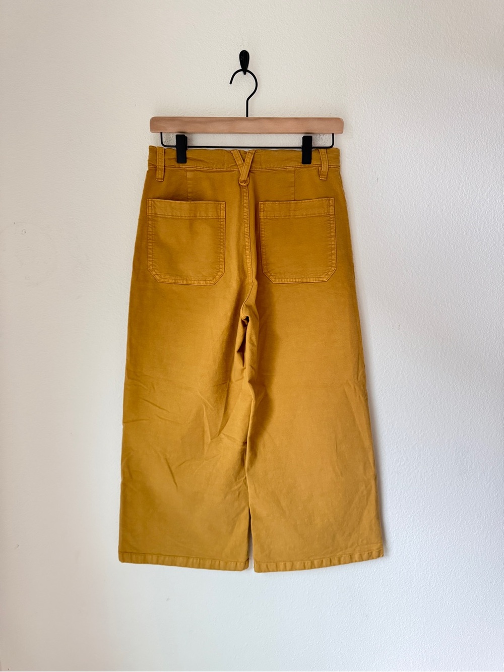 J. Crew Point Sur Washed Wide-Leg Crop Pants in Ochre - 27 - Picture 3 of 10